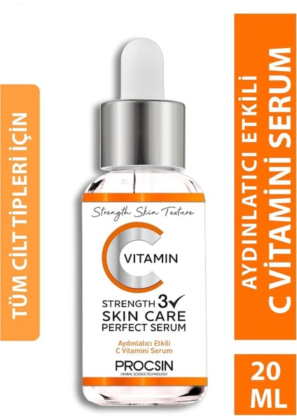 C Vitamini Aydınlatıcı Ve Ton Eşitleyici Bakım Serumu 20ml