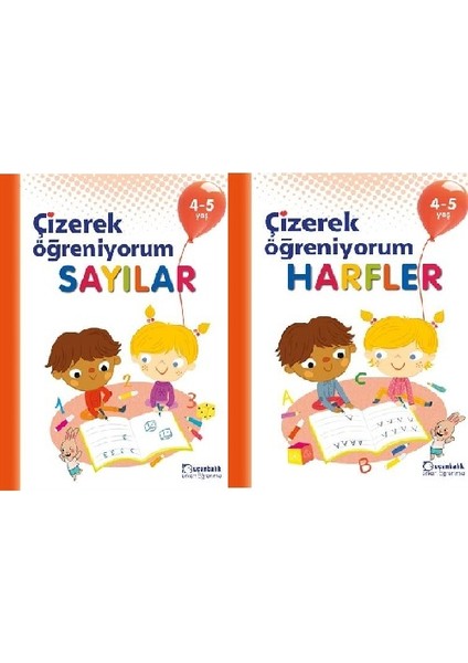 Çizerek Öğreniyorum Harfler - Sayılar