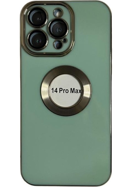 Apple iPhone14 Promax Lens Kamera Korumalı Kılıf Yeşil