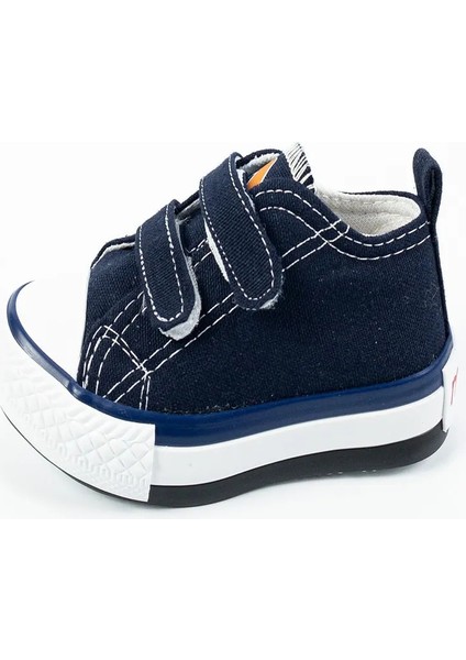 Koyu Lacivert Keten Bantlı Spor Ayakkabı