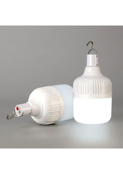 Tekno Trust CT-4279B 30W Taşınabilir Şarjlı LED Ampul(Beyaz)(4 Fonksiyon