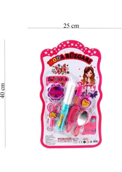 ZN-0597 Kartela Makyaj ve Kuaför Seti -Zeon fırsatları