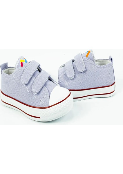 Çocuk Kız Lila Ortopedik Converse Model Keten Bantlı Spor Ayakkabı modelleri