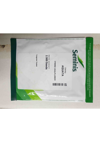 Aquata F1 Geççi Karnabahar Tohumu 2.500 Adet