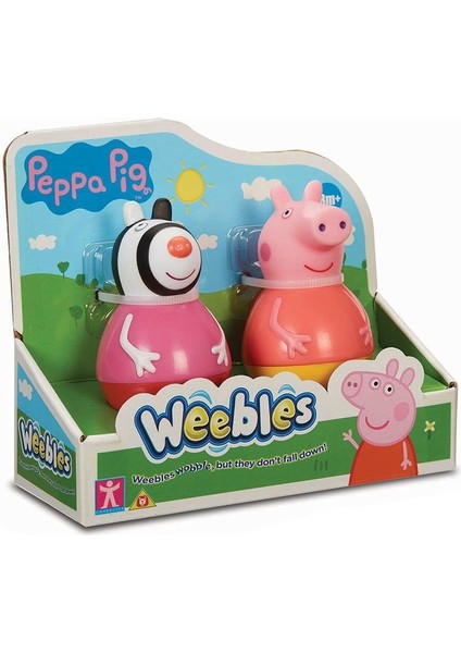 WE000000 Weebles Peppa Pig Ikili Paket - 7666 +18 Ay