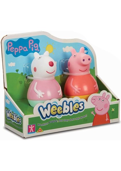 WE000000 Weebles Peppa Pig Ikili Paket - 7666 +18 Ay