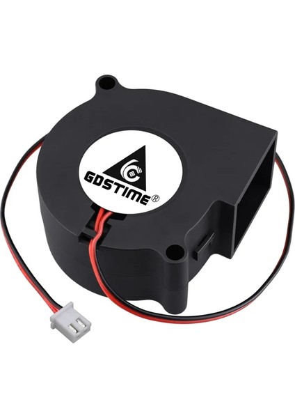 12V Dc Salyangoz Fan 5015 12V 2-Pin 3D Yazıcı Soğutma Fanı
