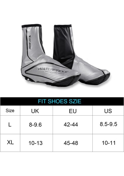 Su Geçirmez Bisiklet Ayakkabı Kılıfı Ful Reflektif modelleri