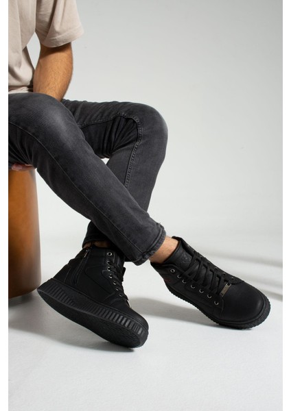 013 Siyah Renk Siyah Tabanlı Erkek Günlük Ayakkabı fiyatları