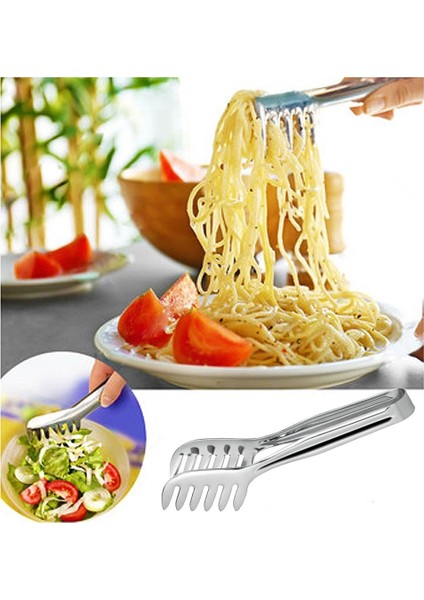 3 Lü Paslanmaz Çelik Servis Maşa Seti Pasta-Salata-Makarna fırsatları