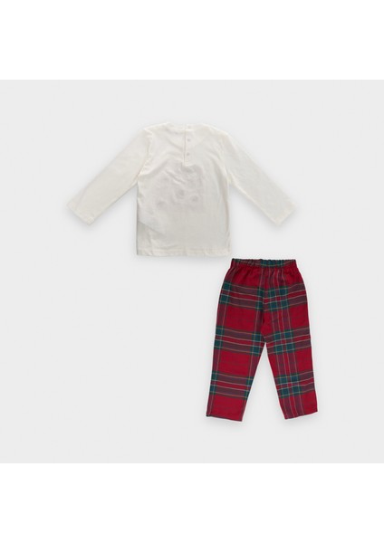 Erkek Bebek Yılbaşı Temalı Pijama Takımı