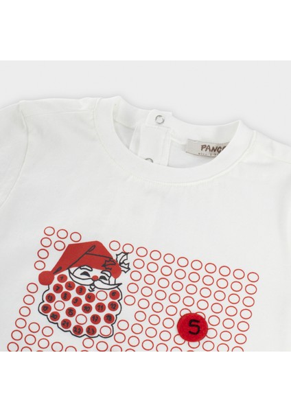 Erkek Bebek Yılbaşı Temalı Pijama Takımı