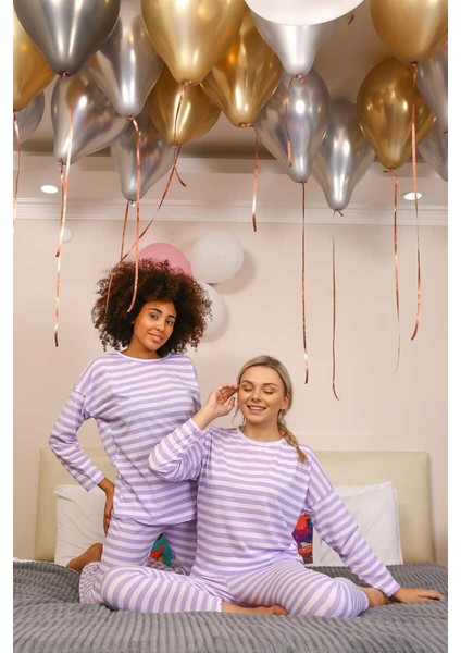 Kadın Uzun Kol Penye Pijama Takım 4175 indirimleri