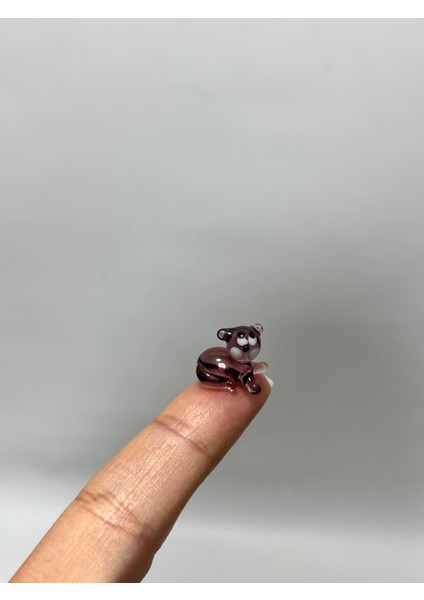 El Yapımı Mini Murano Cam Kedi Biblo A168-01