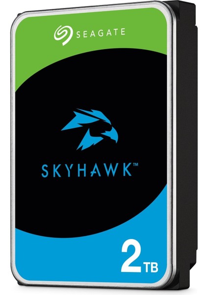 2 Tb Seagate Skyhawk 3.5" 256MB 180TB/Y (ST2000VX017) 7/24 Güvenlik Disk