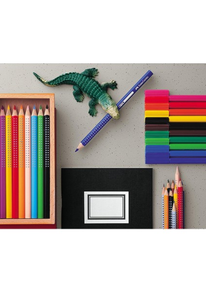 Faber Castell Eğlenceli Keçeli Kalem Seti – 10 Renk fırsatları