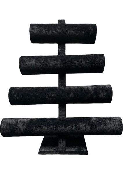 Dörtlü T Siyah Bileklik Saat Standı