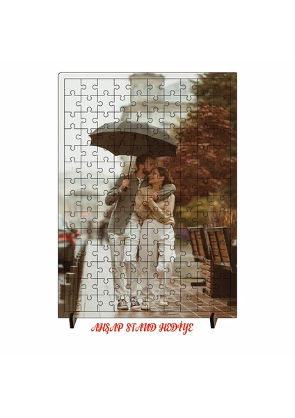 Kişiye Özel Fotoğraflı 140 Parça Ahşap Puzzle