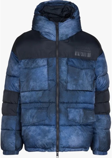 Lacivert Erkek Mont 6Rzk30 45Aj Blue Spray P./Navy