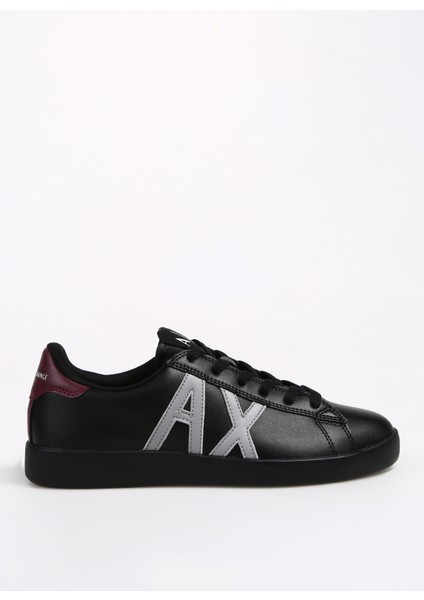 Siyah Erkek Deri Sneaker XUX016XCC71