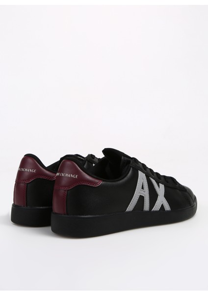 Siyah Erkek Deri Sneaker XUX016XCC71 modelleri