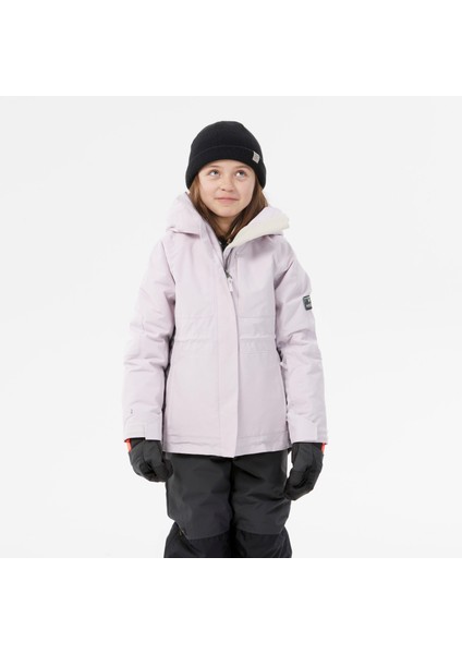 Dreamscape Su Geçirmez Sıcak Tutan Çocuk Kayak Snowboard Montu - Pembe - SNB 500