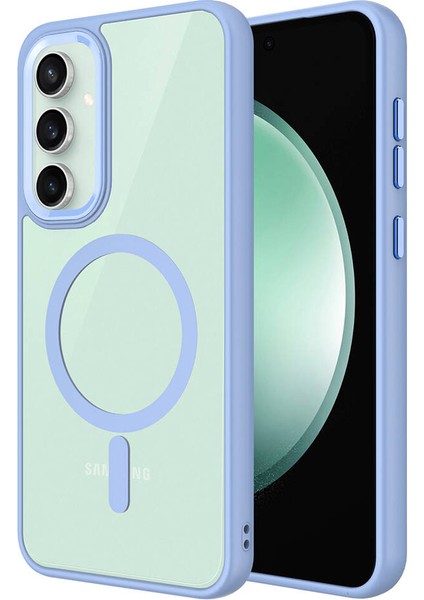 Samsung Galaxy S23 Fe Kılıf Kamera Çıkıntılı Şarj Destekli Renkli Hassas Butonlu Kapak (Krom-Mag) fiyatları