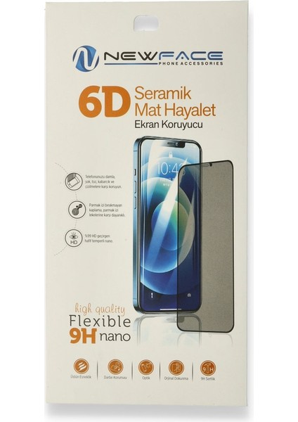 Xiaomi Redmi Note 11T 6d Mat Seramik Hayalet Nano Ekran Koruyucu