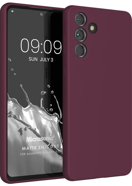 Matte Silicone Samsung Galaxy S24 Kılıf Mor