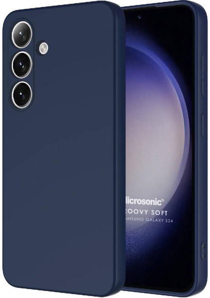 Samsung Galaxy S24 Kılıf Groovy Soft Lacivert