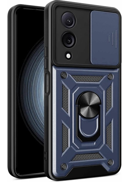 Vivo Y17S Kılıf Impact Resistant Lacivert