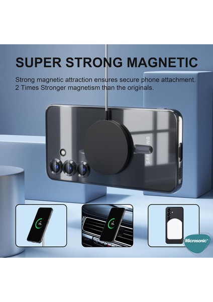 Samsung Galaxy S24 Plus Kılıf Magsafe Luxury Electroplate Mor