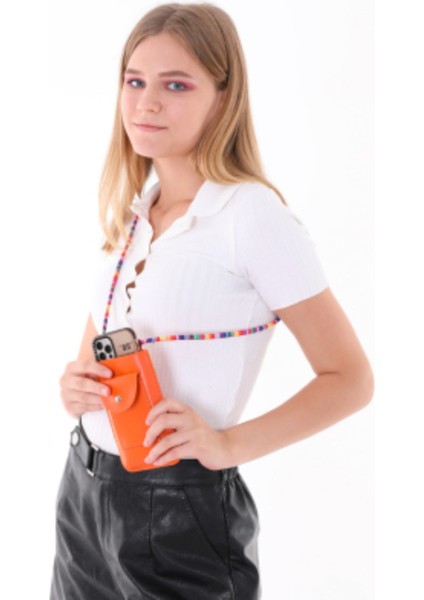 Turuncu Renk Erkan Içen Renkli Askılı Omuz Çantası/kartlık/cep Telefonluk modelleri