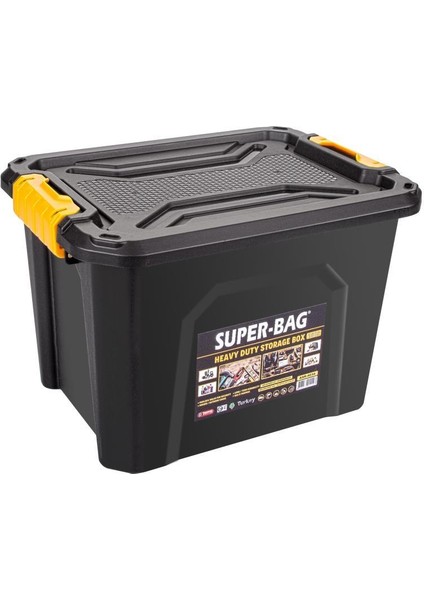 2 Adet Süper Sağlam 18 Litre Profesy Saklama Kutusu 39X30X26H MD4034 Çok Amaçlı Kullanım İçin Sandık