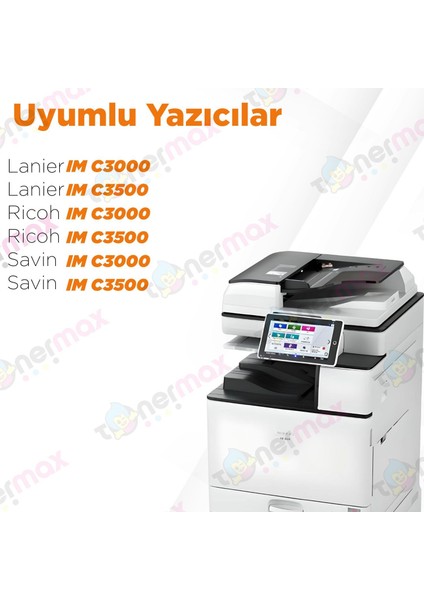 Ricoh IM-C3000 / IM-C3500 Muadil Toner Siyah modelleri