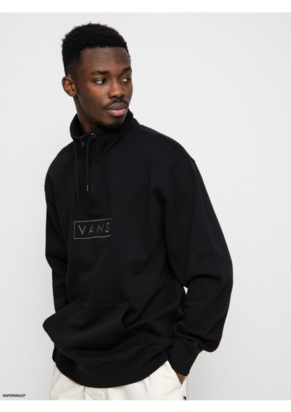 Outlet Bul Outletbul Vans Yarım Fermuarlı  Şardonlu Regular Kalıp Erkek Sweatshirt