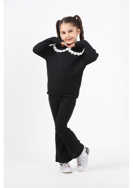 Kamika Şardonlu Kız Çocuk Takım (Beden Büyük Almanızı Tavsiye Ederiz)