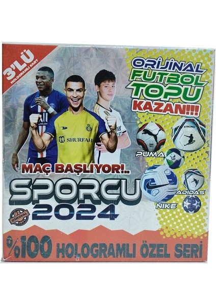 Sepeti Sporcu Hologramlı Seri 360 Adet Kart 2024 Yeni Ürün 120 Poşet 360 Kart modelleri
