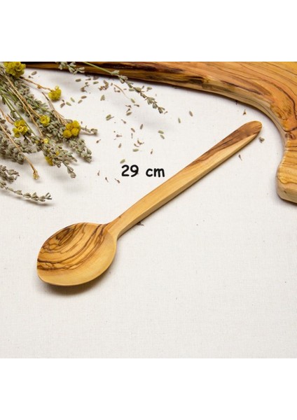 Tahta Kaşık Yemek Kaşığı 6'lı Set Ahşap Kaşık Set Zeytin Ağacı Yemek Takımı Mutfak Gereçleri 29 cm fiyatları