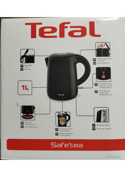 Safe Tea 1800 W 1 Lt Keetle