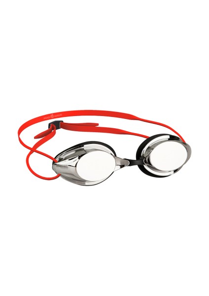 Mad Wave  Racing Goggles Streamlıne Mirror Red One