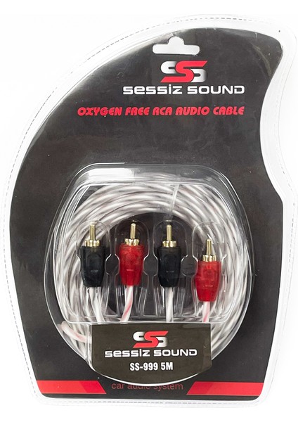 Sessizsound 5 Metre Rca Kablosu