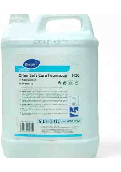 Orion Soft Care Foamsoap Köpük Sabun 5 Lt