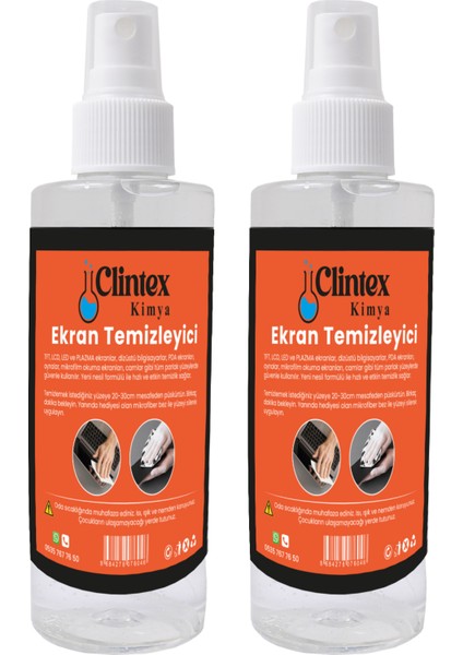 Lcd, Led, Ekran Gözlük Temizleyici 2X200 ml