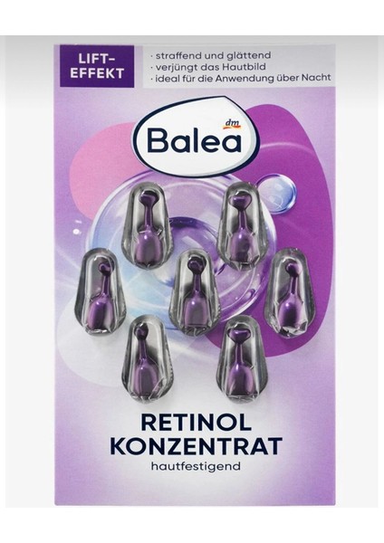 Retinol Özlü Sıkılaştıcı Konsantre Kapsül Cilt Serum.