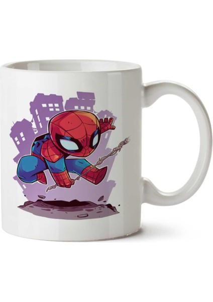 Kid Aranha Superman Iki Tarafı Baskılı Kupa Bardak