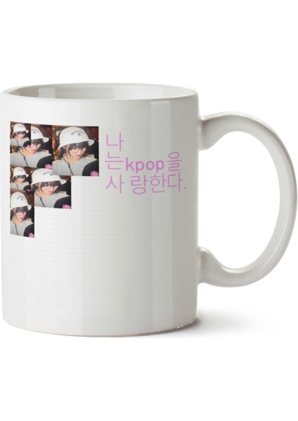 Kpop Xxx Iki Tarafı Baskılı Kupa Bardak