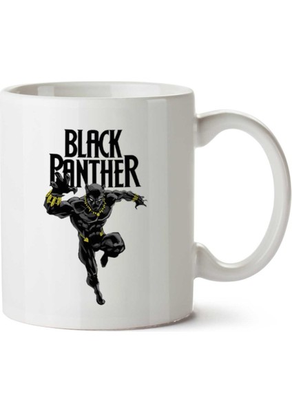 Black Panther T Challa Claws.png Iki Tarafı Baskılı Kupa Bardak