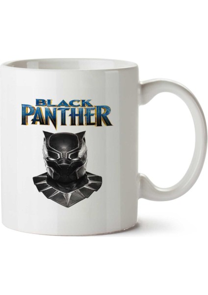 Black Panther Iki Tarafı Baskılı Kupa Bardak