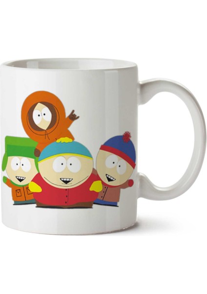 South Park Eric Cartman Kenny Iki Tarafı Baskılı Kupa Bardak